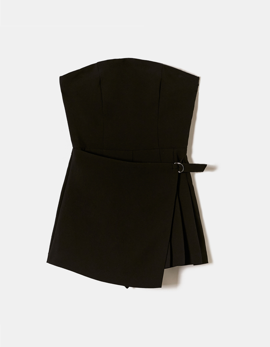 TALLY WEiJL, Combinaison Noire courte avec Jupe-Short for Women