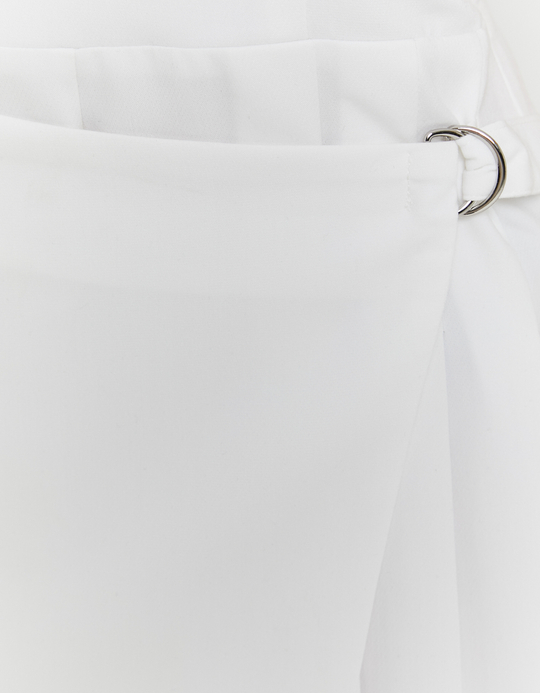 TALLY WEiJL, Combinaison Blanche courte avec Jupe-Short for Women