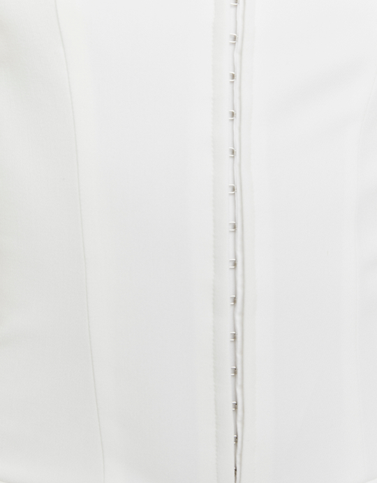 TALLY WEiJL, White Pleated Jumpsuit for Women
