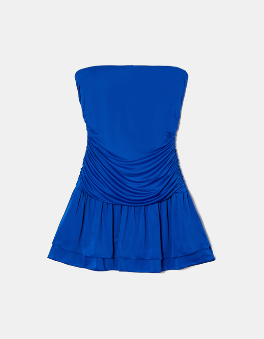 TALLY WEiJL, Light Blue Slinky Mini Jumpsuit - Dress for Women