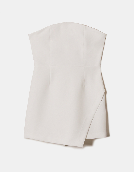TALLY WEiJL, Robe Courte Salopette Blanche for Women