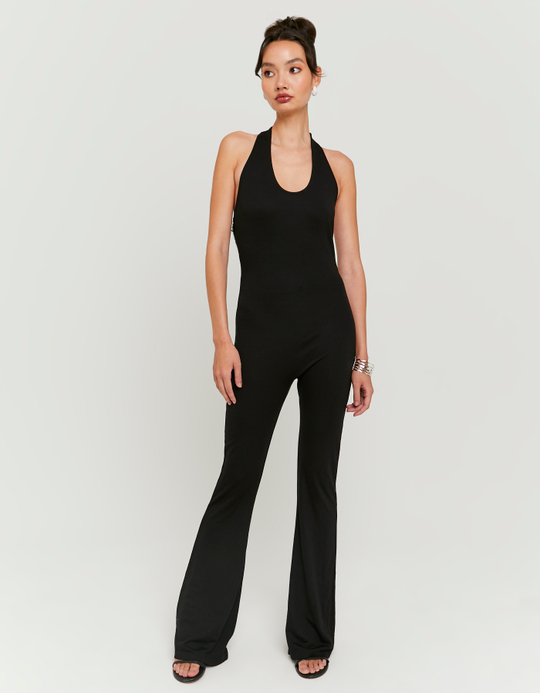 TALLY WEiJL, Black Backless Jumpsuit for Women