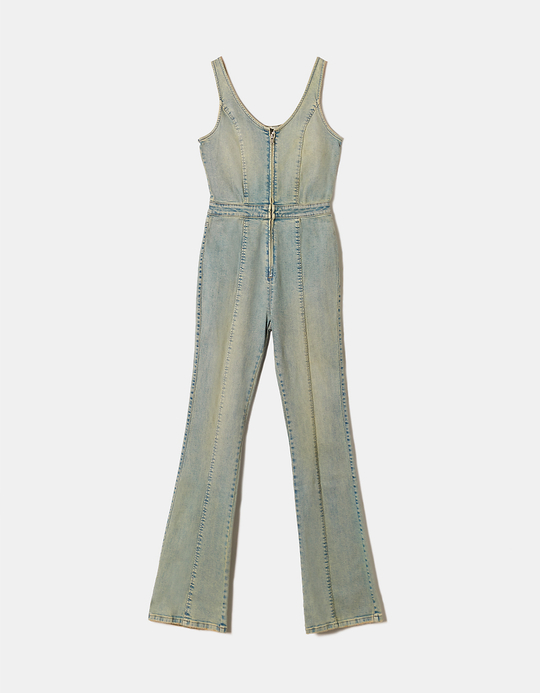 TALLY WEiJL, Tuta Elasticizzata in Denim for Women