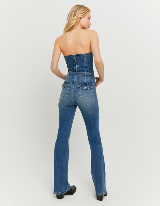 TALLY WEiJL, Blue Denim Jumpsuit for Women
