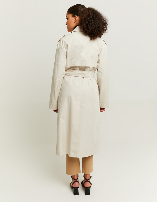 TALLY WEiJL, Langer Trenchcoat in Beige for Women