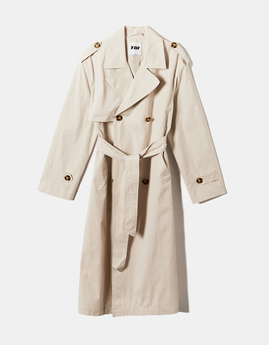 TALLY WEiJL, Trench-coat long beige for Women