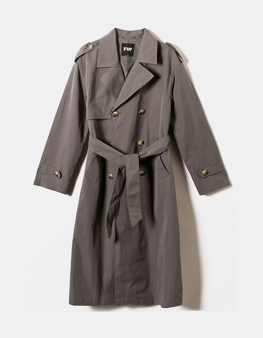 TALLY WEiJL, Trench-coat long gris for Women