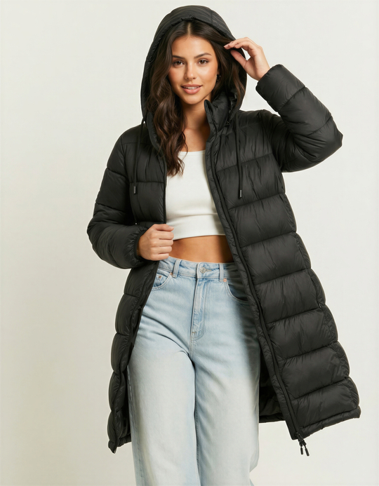 TALLY WEiJL, Schwarzer gepolsterter Mantel for Women