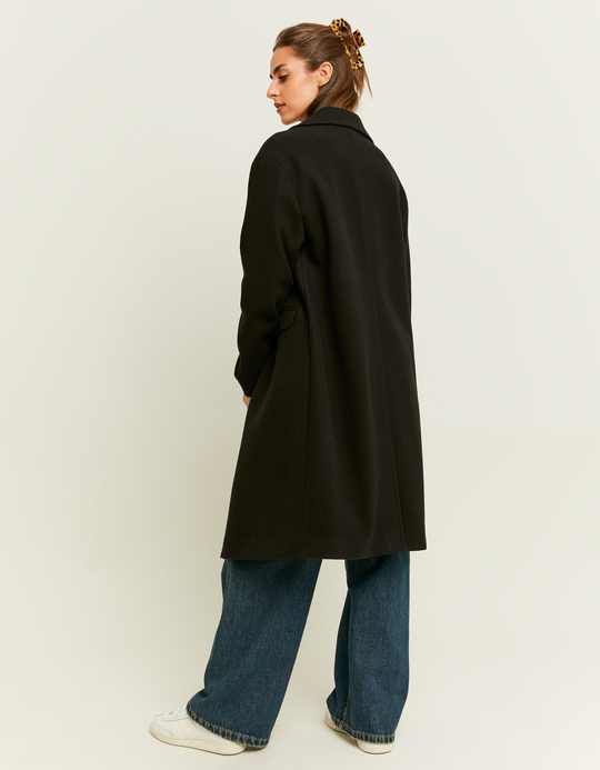 TALLY WEiJL, Schwarzer Mantel aus Faux-Wolle for Women