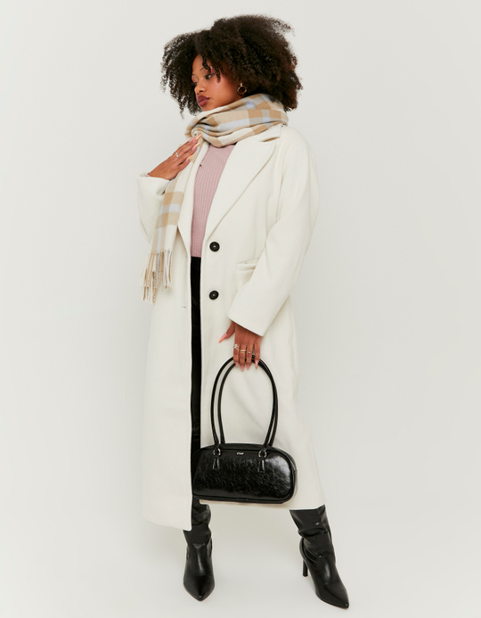 TALLY WEiJL, Weisser Oversize Mantel for Women