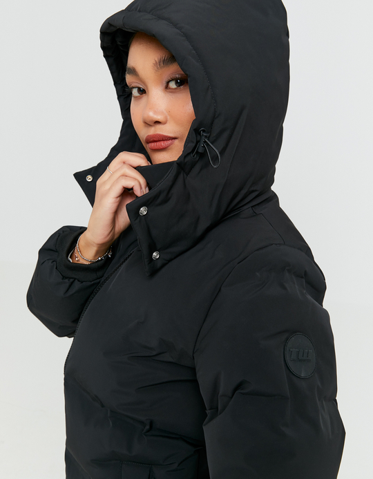 TALLY WEiJL, Schwarze, lange Pufferjacke for Women