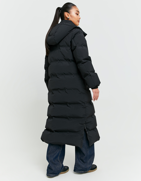 TALLY WEiJL, Schwarze, lange Pufferjacke for Women