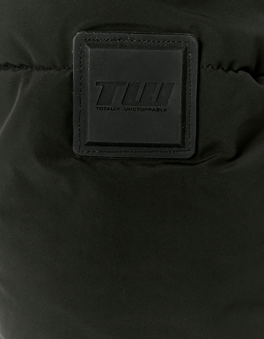 TALLY WEiJL, Langer schwarzer Mantel mit Polster for Women