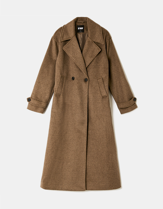 TALLY WEiJL, Brauner Langer Mantel for Women