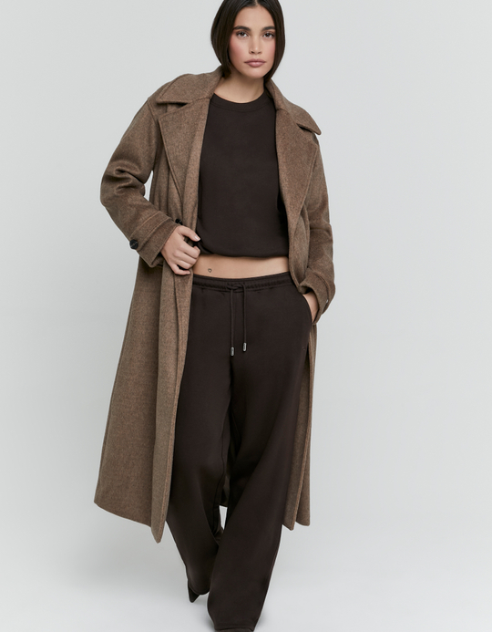 TALLY WEiJL, Brown Long Coat for Women