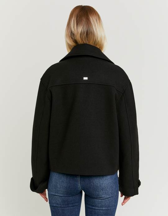 TALLY WEiJL, Schwarze Jacke mit Knöpfen for Women