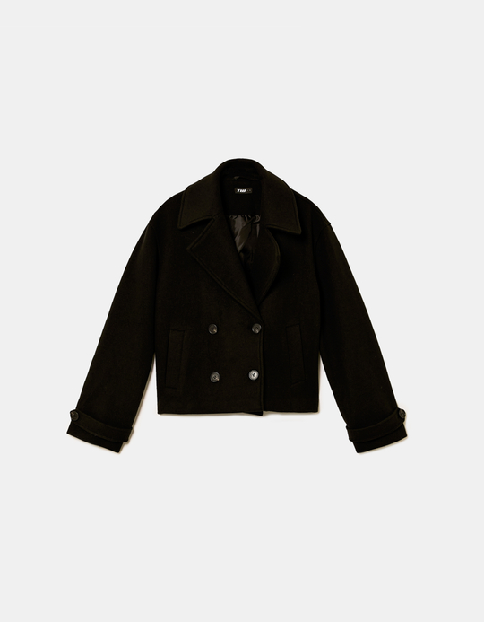 TALLY WEiJL, Schwarze Jacke mit Knöpfen for Women