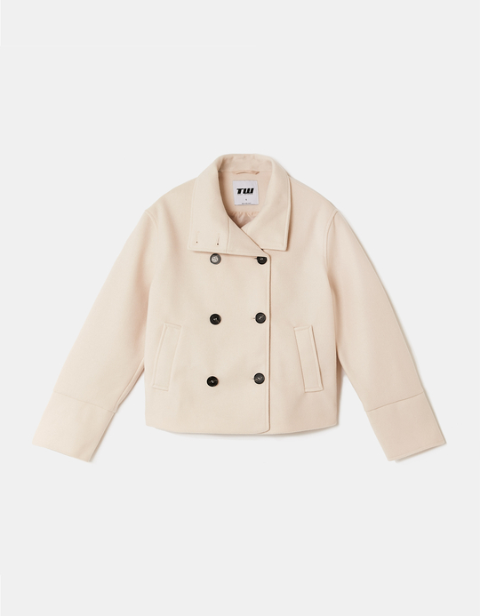 TALLY WEiJL, Veste Beige Boutonnée for Women