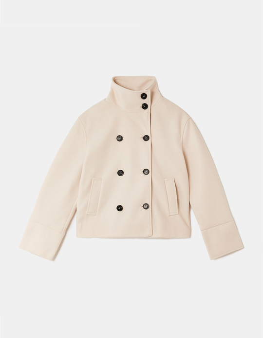 TALLY WEiJL, Veste Beige Boutonnée for Women