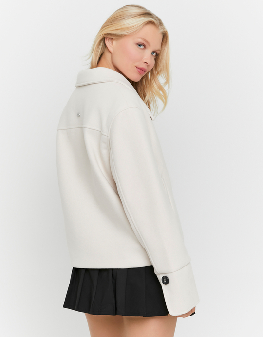 TALLY WEiJL, Veste Beige Boutonnée for Women