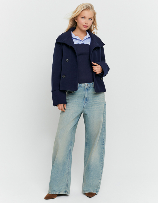 TALLY WEiJL, Veste Bleue Boutonnée for Women