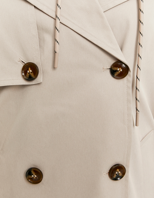 TALLY WEiJL, Langer beiger Trenchcoat for Women