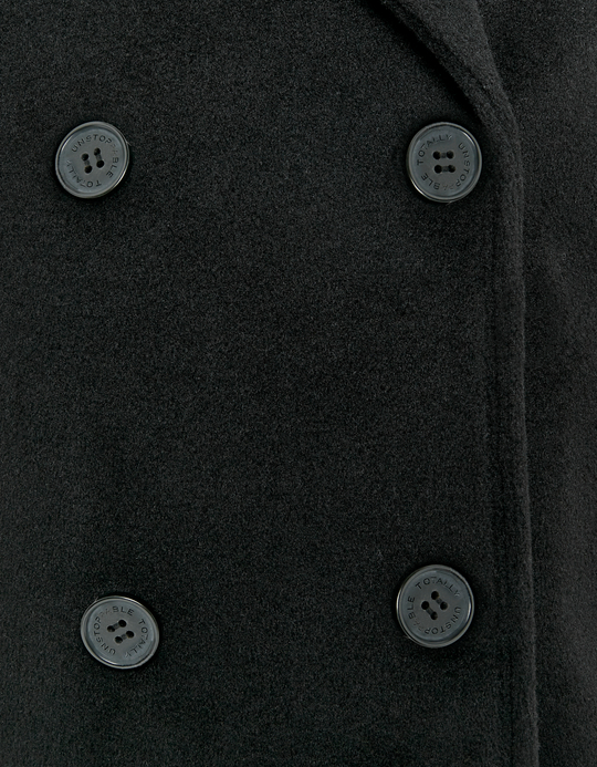 TALLY WEiJL, Manteau Noir Boutonné for Women
