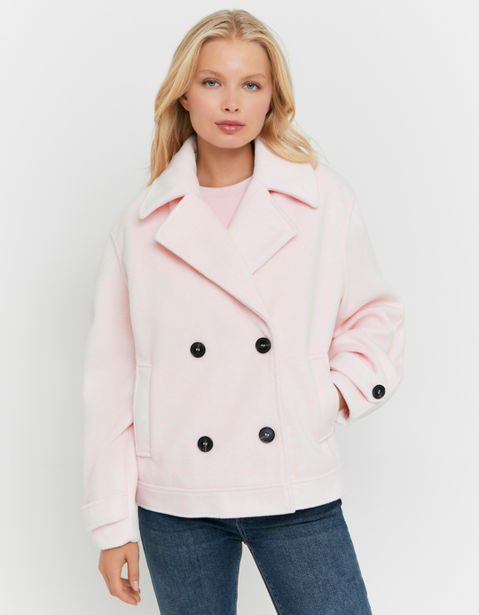 TALLY WEiJL, Manteau Rose Boutonné for Women