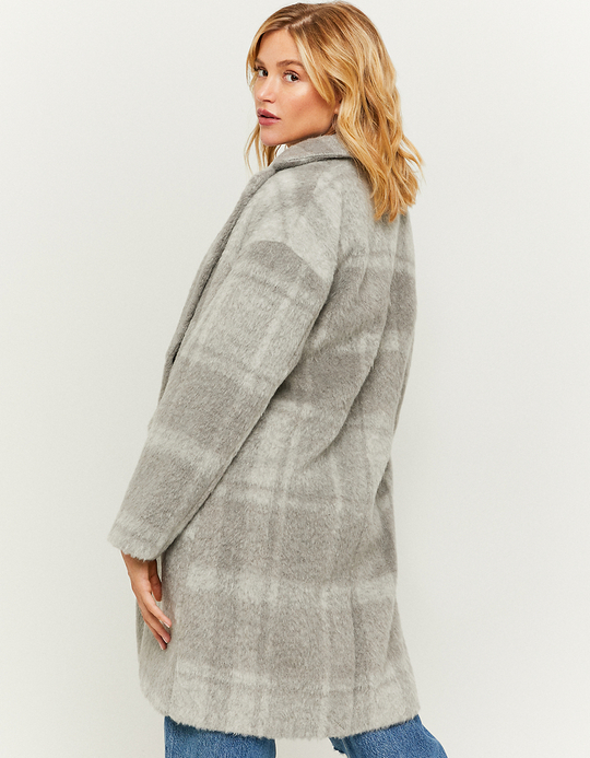 TALLY WEiJL, Grauer Karierter Mantel for Women