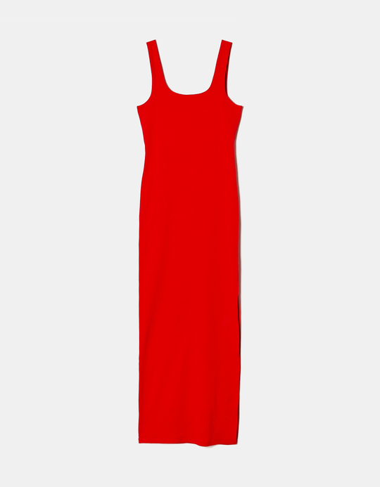 TALLY WEiJL, Vestito Midi Basico Rosso for Women