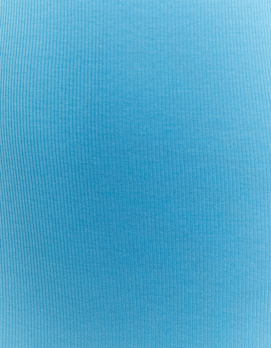 TALLY WEiJL, Robe Longue Bleue Asymétrique avec Découpe for Women