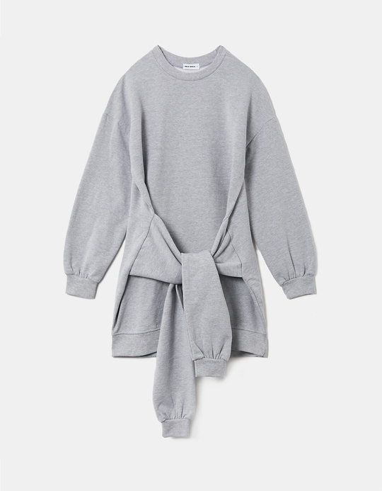 TALLY WEiJL, Robe Sweat Grise for Women