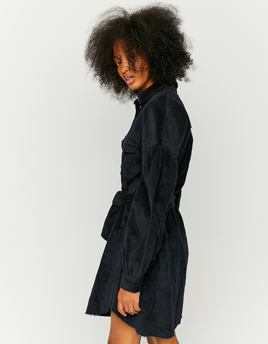 TALLY WEiJL, Robe Chemise Courte en Velours Côtelé for Women