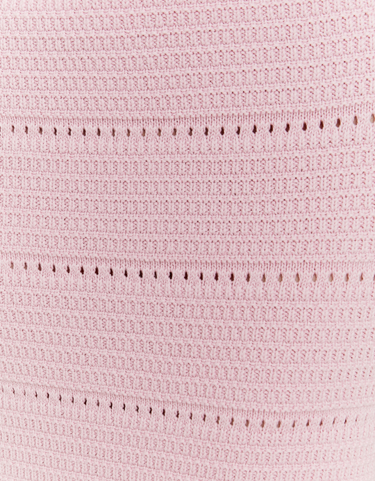 TALLY WEiJL, Pink Crochet Midi Dress for Women