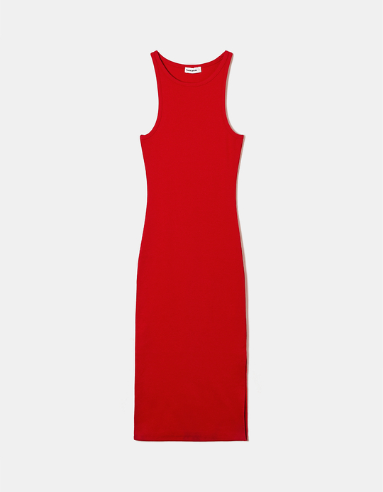 TALLY WEiJL, Ribbed Midi Dress for Women