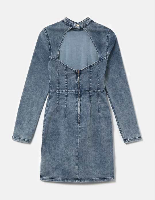 TALLY WEiJL, Figurbetontes Midi Jean Kleid for Women
