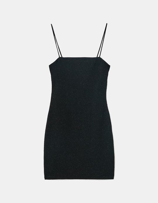 TALLY WEiJL, Schwarzes Mini Kleid aus Lurex for Women