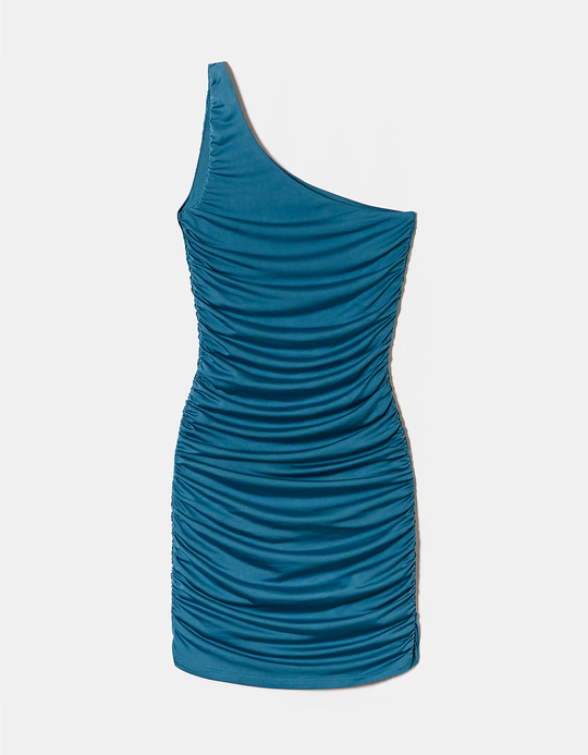 TALLY WEiJL, One Shoulder Ruched Mini Dress for Women
