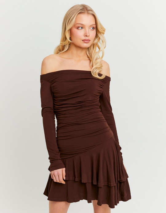 TALLY WEiJL, Robe Mini Marron for Women