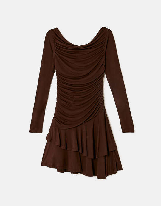 TALLY WEiJL, Robe Mini Marron for Women