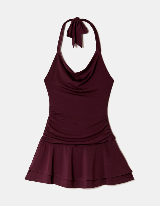 TALLY WEiJL, Burgundy Mini Dress for Women