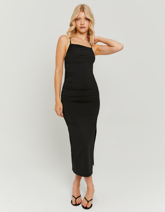 TALLY WEiJL, Rückenfreies schwarzes langes Kleid for Women