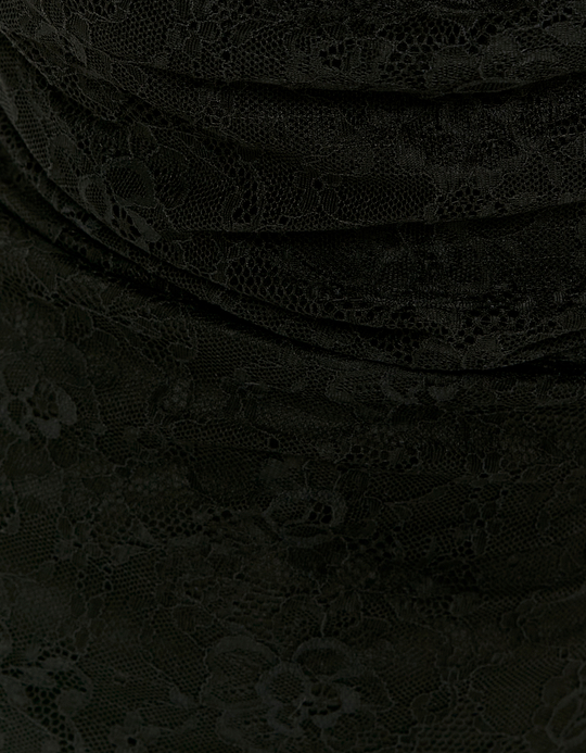 TALLY WEiJL, Long Black Lace Dress for Women