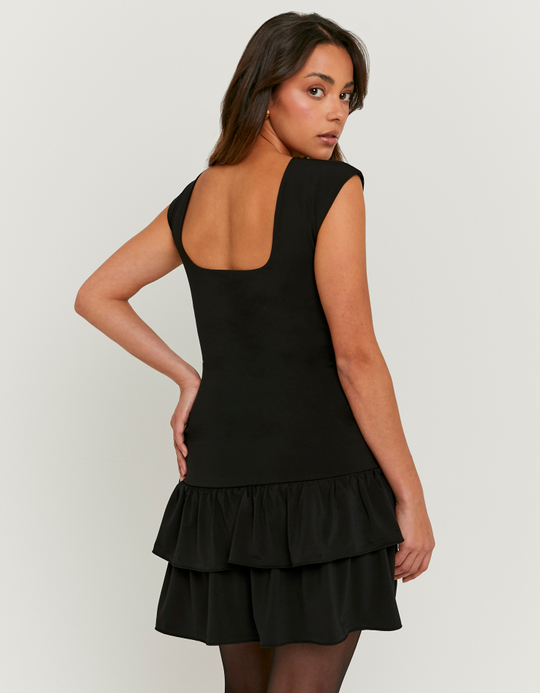 TALLY WEiJL, Schwarzes Kleid mit Rüschen for Women