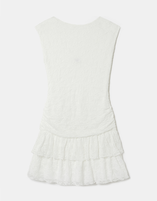 TALLY WEiJL, Weißes Spitzen-Minikleid for Women