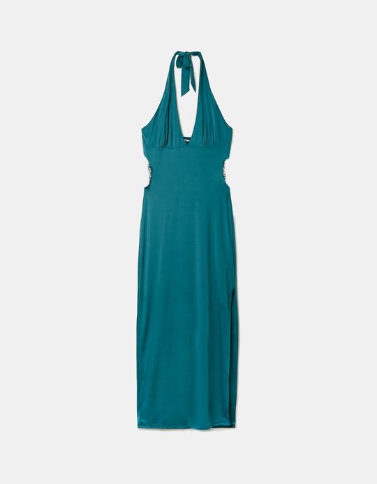 TALLY WEiJL, BLue Long Dress with buckle for Women