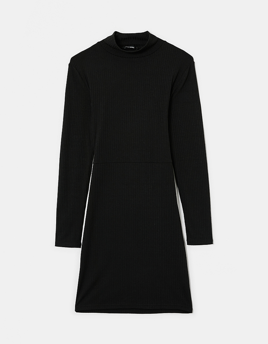 TALLY WEiJL, Schwarzes langärmliges Mini Kleid for Women