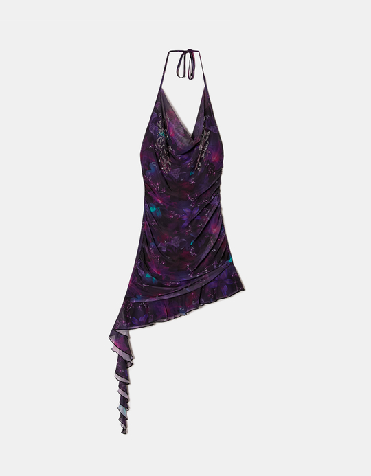 TALLY WEiJL, Vestito Corto in Tulle con Strass for Women