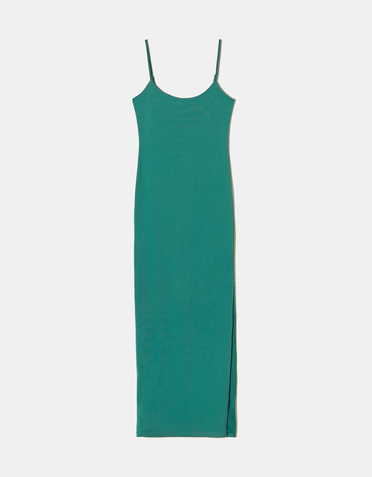 TALLY WEiJL, Vestito Aderente Lungo Verdone for Women