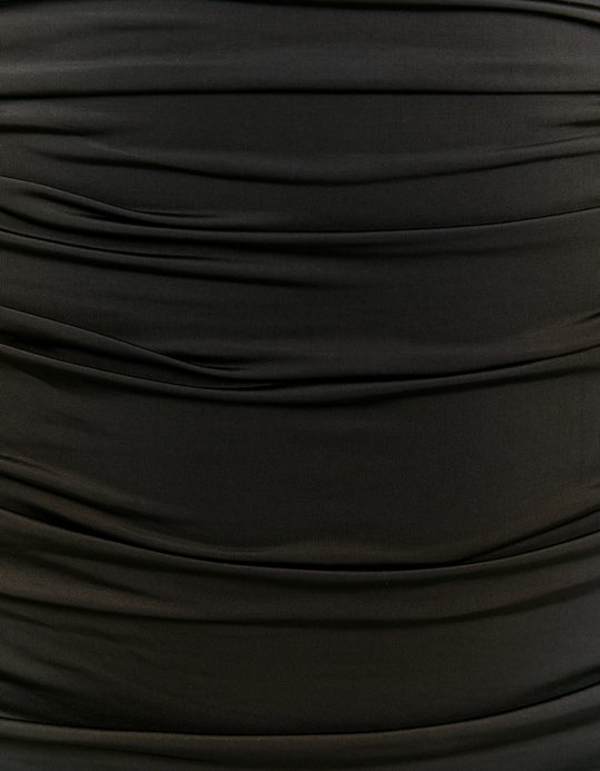 TALLY WEiJL, Schwarzes Mini Kleid mit Halter Neck for Women